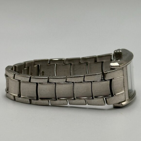 Relic Watch Women Silver Tone Rectangle Dial Water Resistant New Battery 6 Inch - Picture 8 of 12